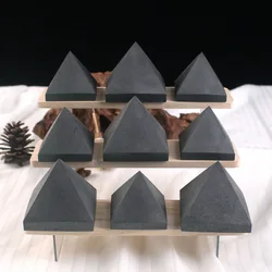 Schungite di cristallo naturale Shungite nera Piramide Torre Energia Quarzo Pietre Reiki per la guarigione Decorazione meditazione Fengshui