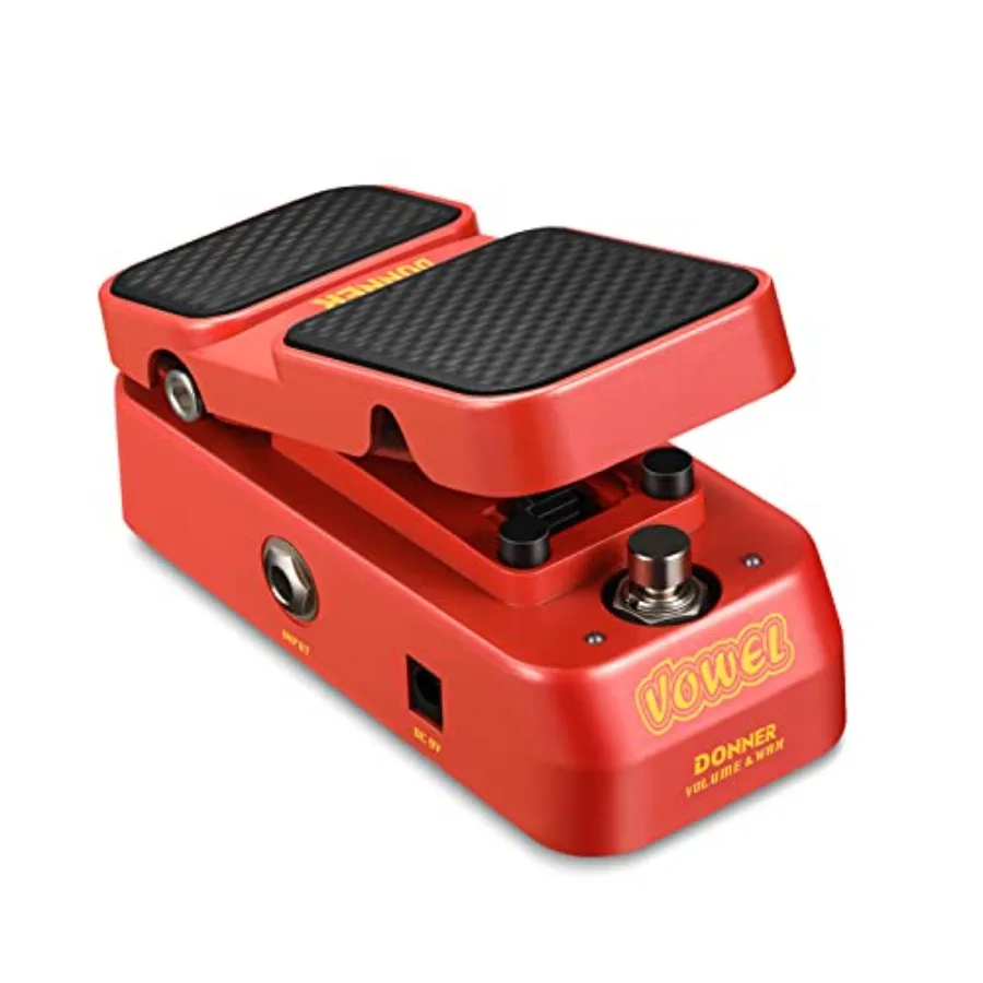 

Guitar Pedal 2 in 1 Pedal Mini Vintage Electric Guitar Effect Pedal with Active Control Vowel Lightweight Guitar Pedal
