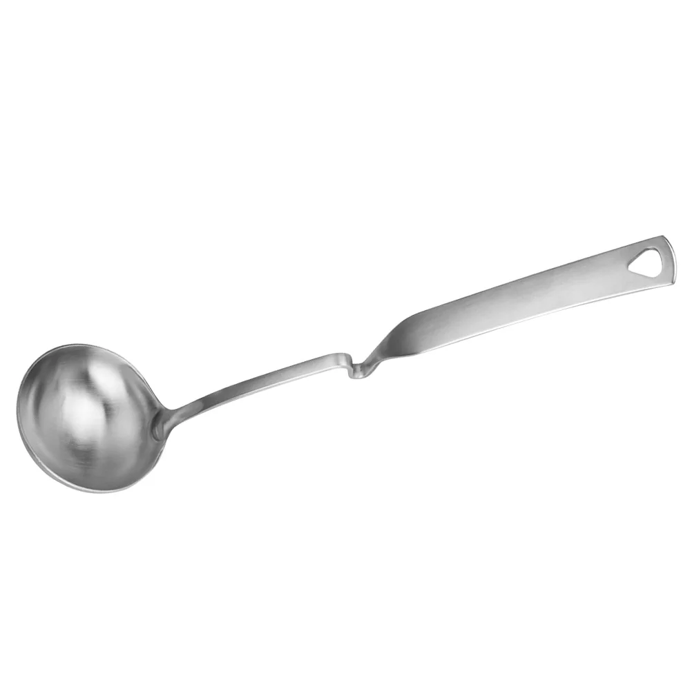 

Stainless Steel Hot Pot Spoon Long Handle Cooking Scoop Food Serving Ladle Cookware Kitchen Utensil for Home Restaurant (Soup Sp