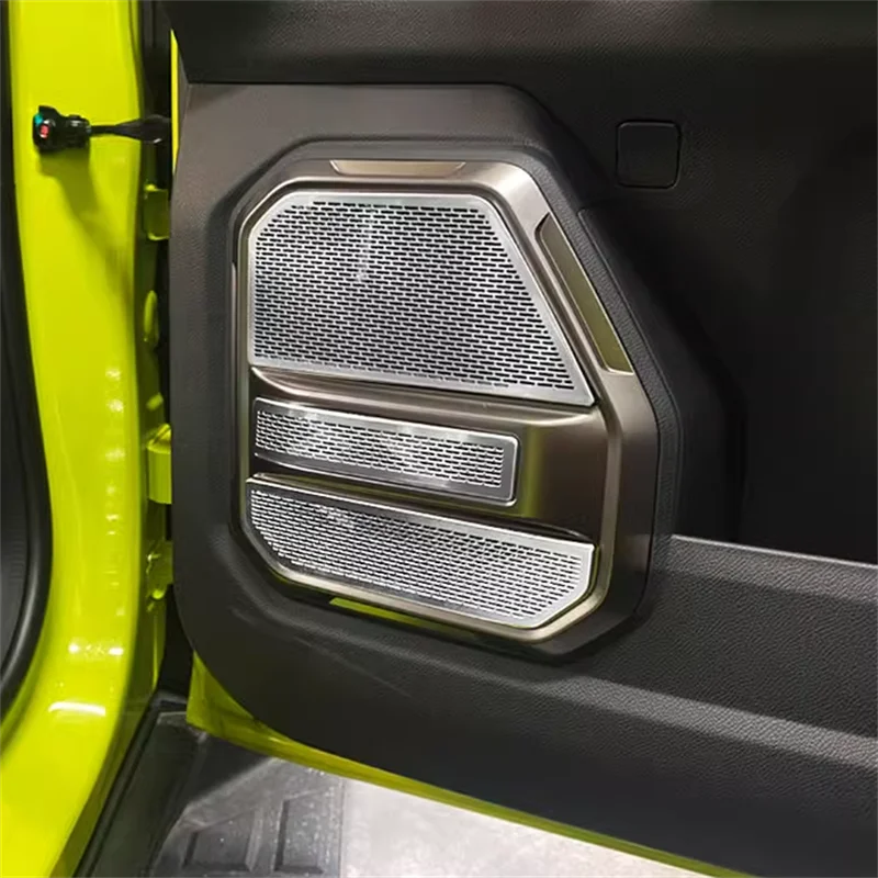 

For Chery Jetour Traveler 2023 2024 Interior Accessories Door Speaker Audio Loudspeaker Cover Trim Stainless Steel