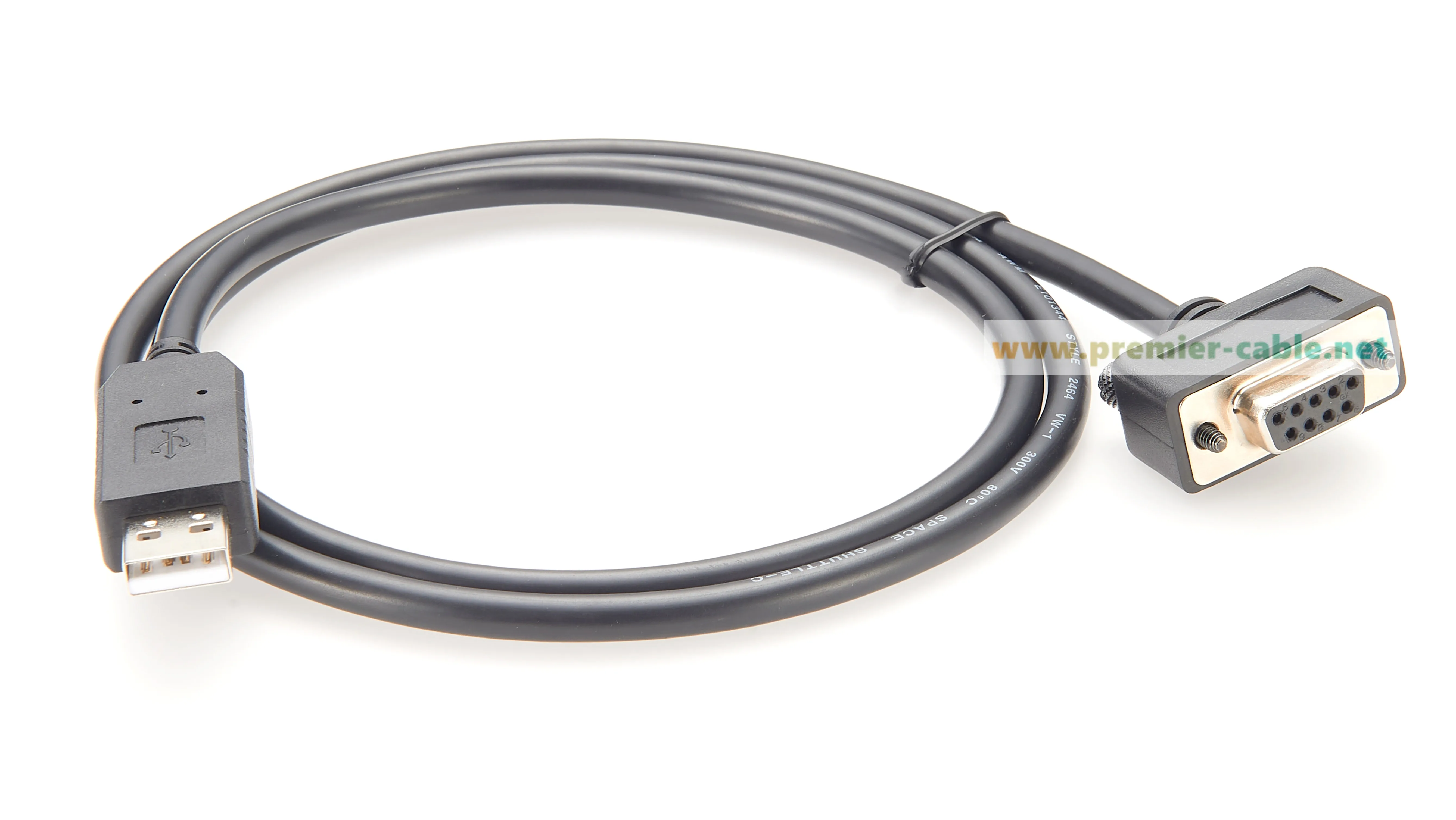 USB-auf-RS232-Seriellkabel mit niedrigem Profil, DB9-schlankes serielles RS232-DB9-Buchse-Adapterkabel mit FTDI-Chip, USB-auf-COM-Port-Kabel – Detail 5