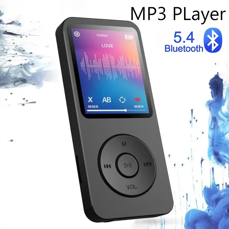 

Portable Walkmen MP3 Lossless Music Player Color Screen Walkmen Bluetooth E-Books Recording Student Sports Walkman MP3 FM Radio