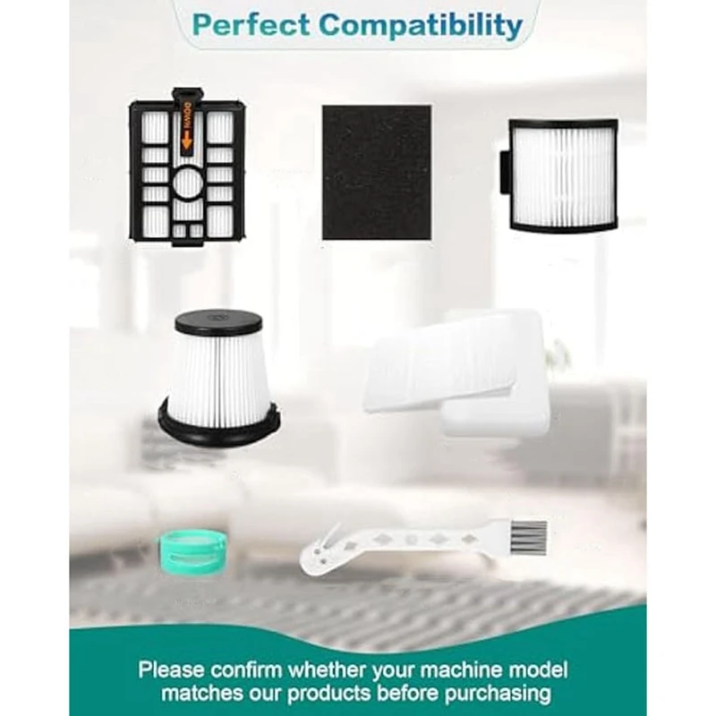 JDZD IW3511/ IW1111 ตัวกรอง HEPA เปลี่ยนสําหรับ Shark IW1111 Detect Pro น้ําหนักเบาไร้สายเครื่องดูดฝุ่น
