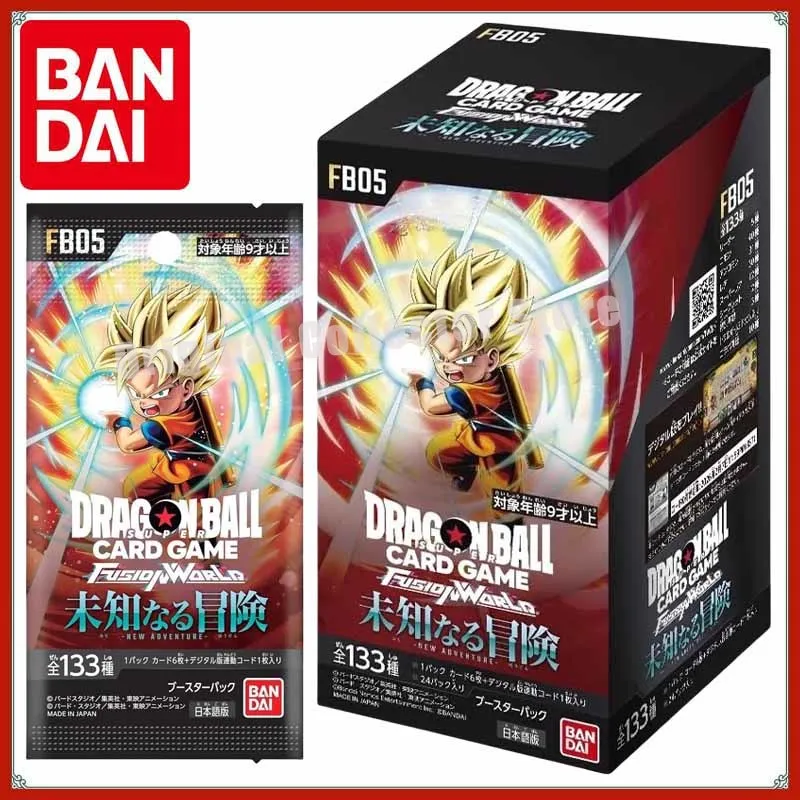 

Original Bandai Dragon Ball Cards TCG Trading Game Japanese DRAGON BALL Supplementary Pack FB05 Unknown Adventure 5th Bullet Bag