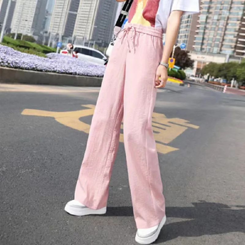 2024 new summer thigh sweatpants women\'s high-waisted jogging sports jogging yoga pants sports pants S-3XL