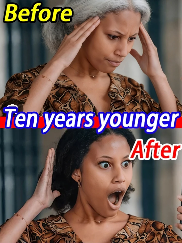 This hair-turning serum restores the natural color of gray hair and leaves it healthy and shiny with easy application.