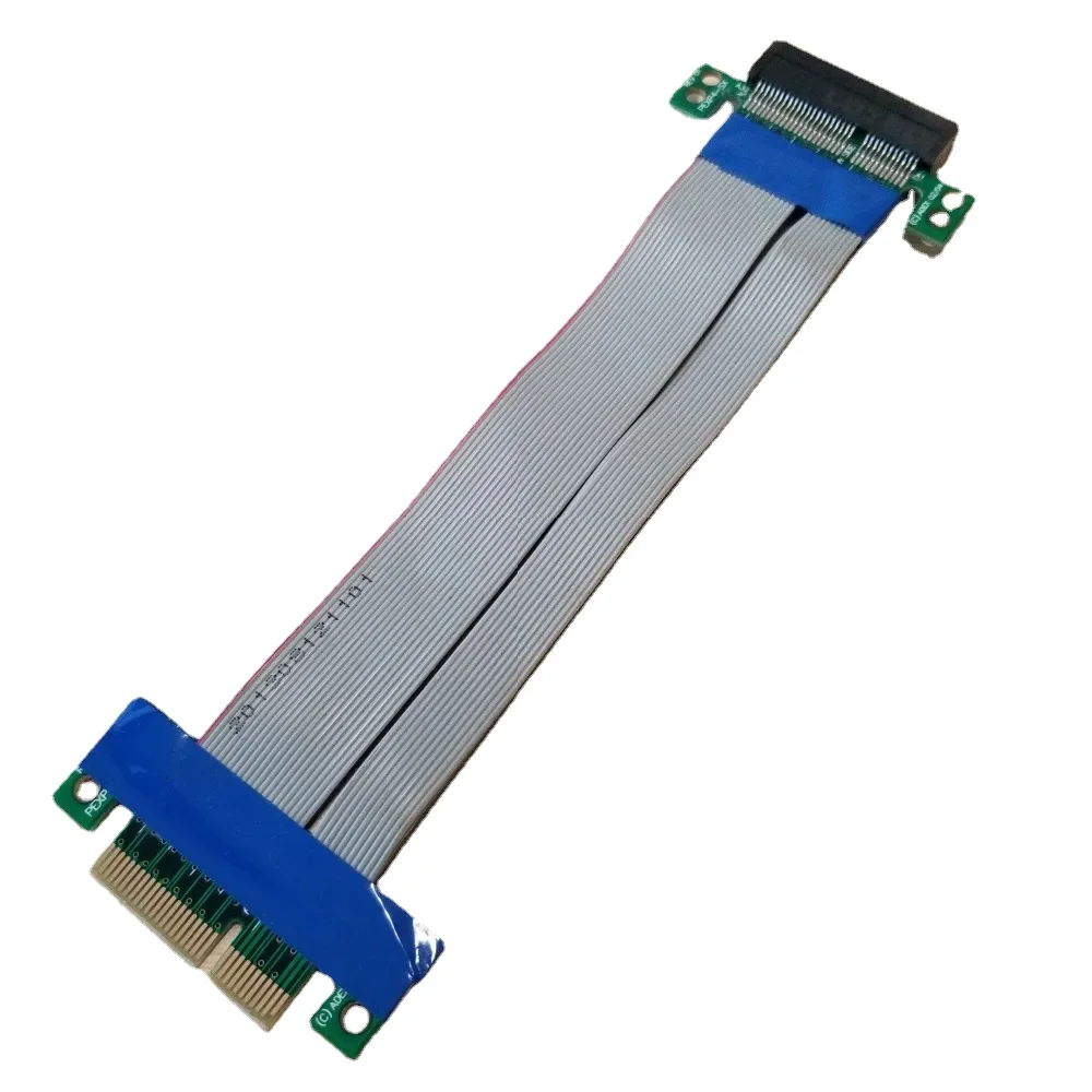 Cable extensor de tarjeta PCI-E PCI Expres x4 Flex Riser, 15cm para 1U 2U