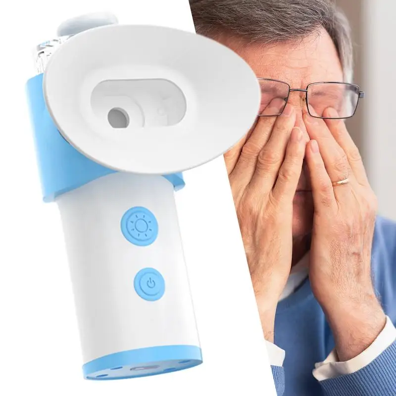 Vaporizador de ojos, señor de ojos secos, Nano niebla para ojos, pulverizador de vapor, compresa de ojos, calor húmedo, atomizador eléctrico para ojos, humidificador de ojos seco