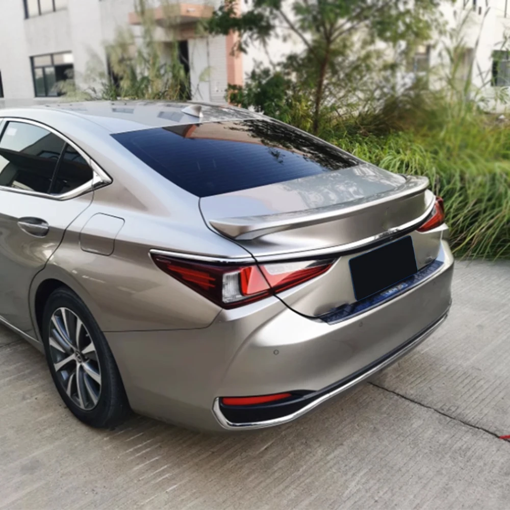 For Lexus ES 2018 2019 2020 2021 2022 2023 Car Rear Trunk Lid Spoiler Wings Duck Tail External Adjustment Body Kit Accessories