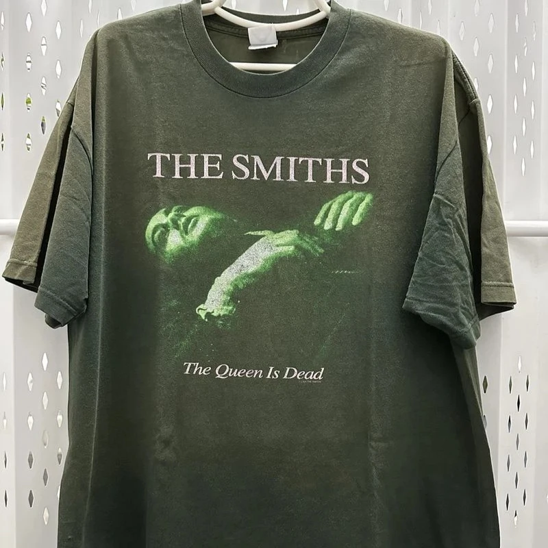 

2025 Summer Casual Cotton Men's Women Vintage 2004 Queen Smith Dead Green Unisex T-Shirt Reprint KH11821