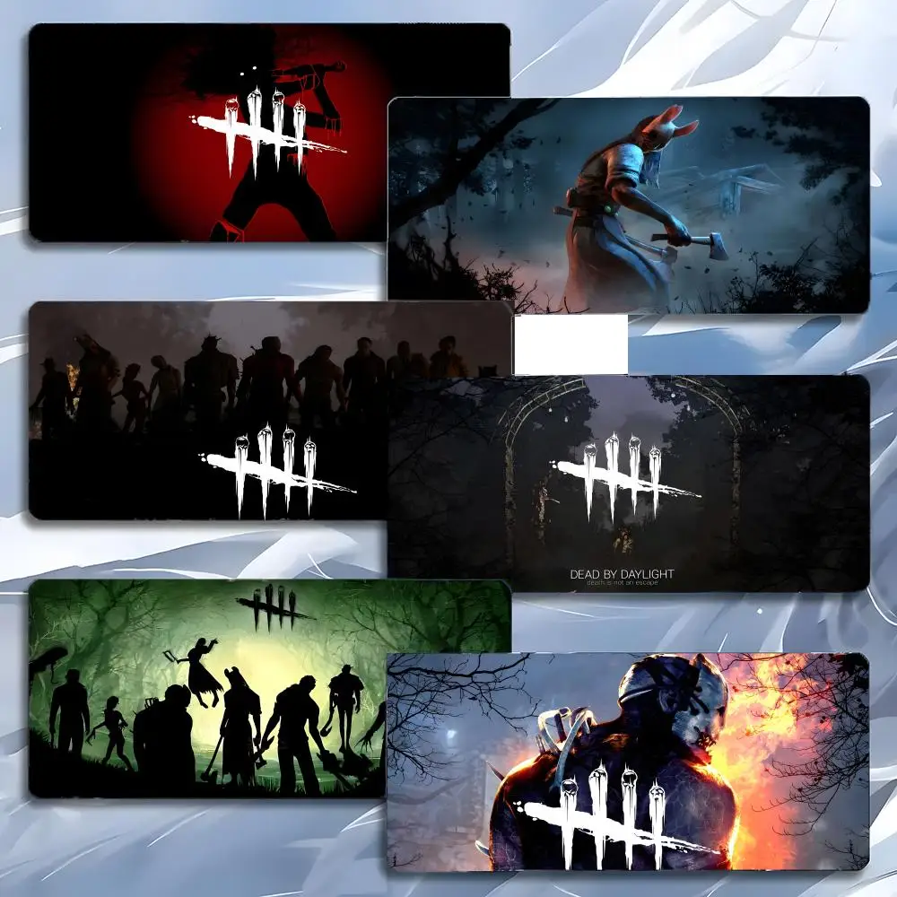 Game Horror Dead by D-Daylight Mauspad, großes Gaming-Mauspad mit LockEdge, verdickte PC-Tisch-Schreibtischunterlage