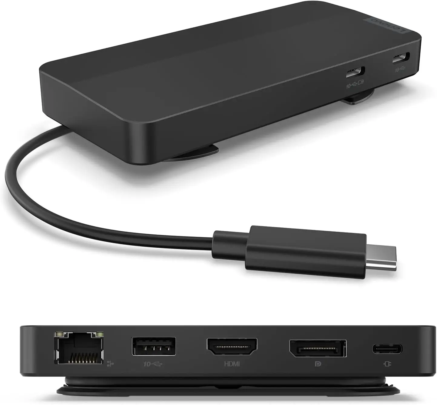 

USB-C Travel Dock with 7 Ports, Dual 4K Display Support, Universal Laptop Compatibility - Black
