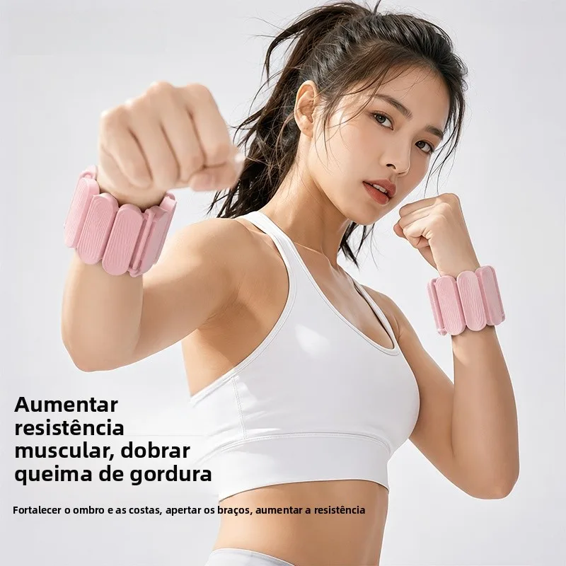 adjustable-weighted-wrist-and-ankle-bands-for-women's-running-and-fitness-equipment-leg-and-arm-muscle-building-resistance-bands