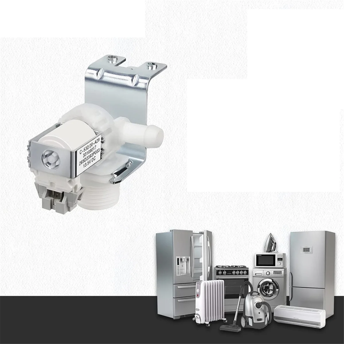 Nuevo WD15X24213 WD15X22999 WD15X26140 Compatible con válvula de entrada de agua para lavavajillas GE