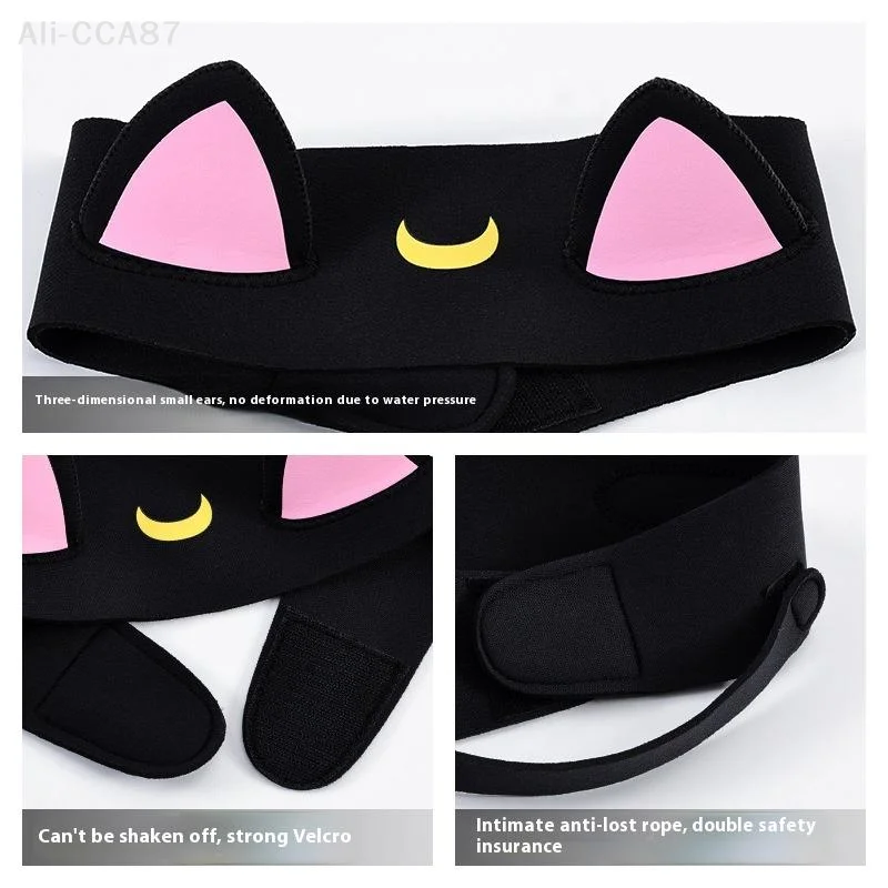 

Регулируемый капюшон для дайвинга с кошачьими ушками, неопреновая повязка на голову 1 шт., 3 мм, идеально подходит для серфинга в водных видов спорта