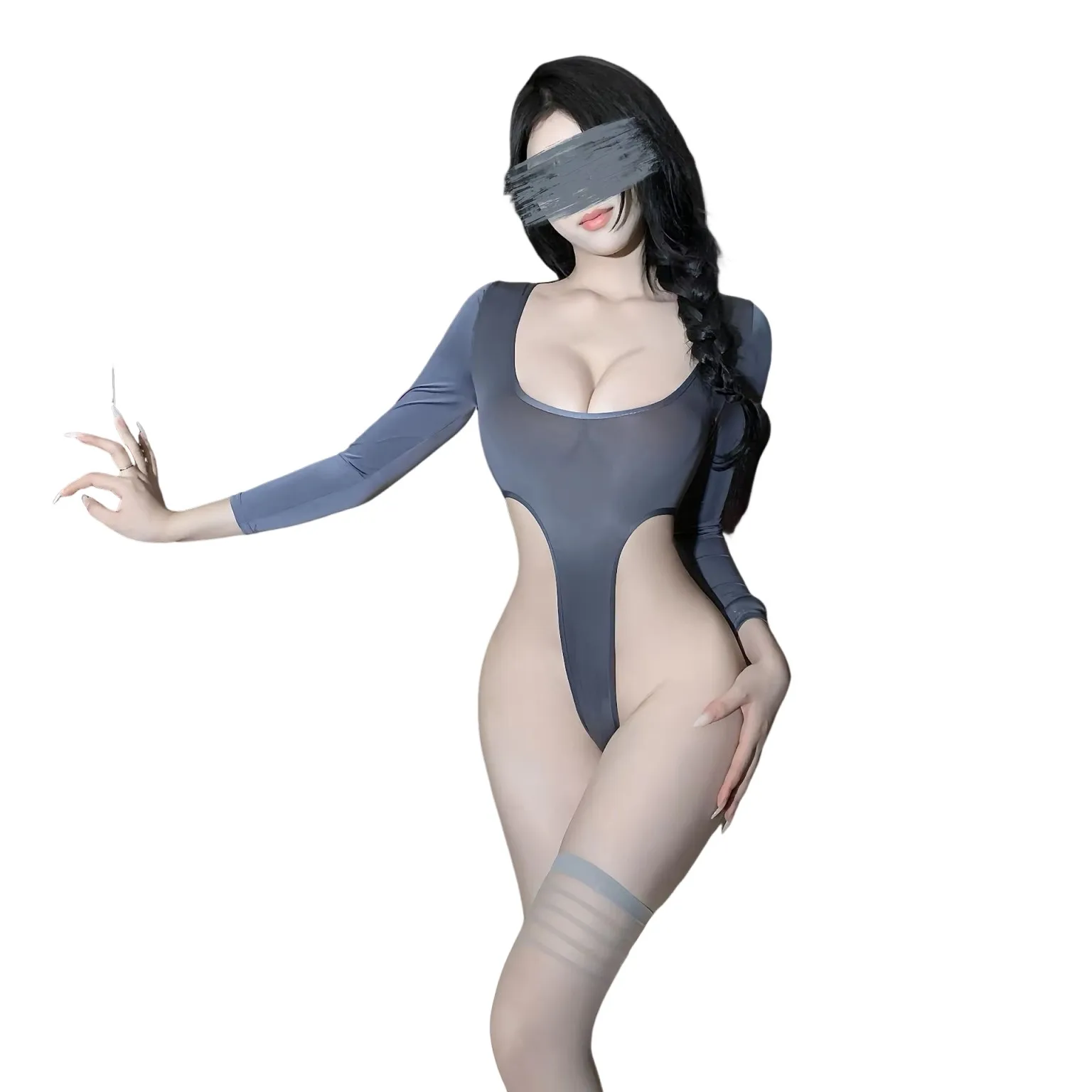 

Сексуальный комплект для сна «Чистое желание», цельный костюм, соблазнительная женская ночная одежда, горячий униформа-костюм для ролевых игр, модель 505