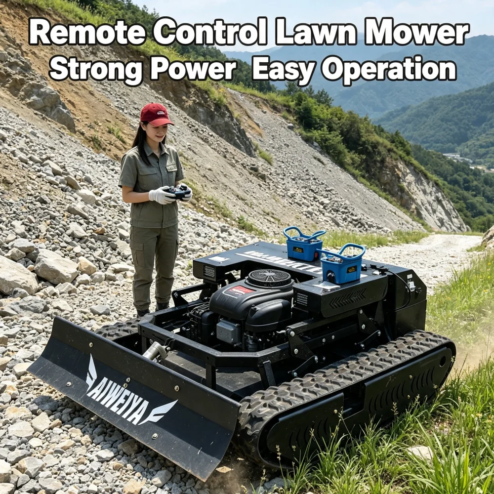 Customized Sale 4 Stroke Self Propelled Lawn Mower Lawn Mower Robot High Efficiency Fast Delivery Slope Adapt For Rural Lawn