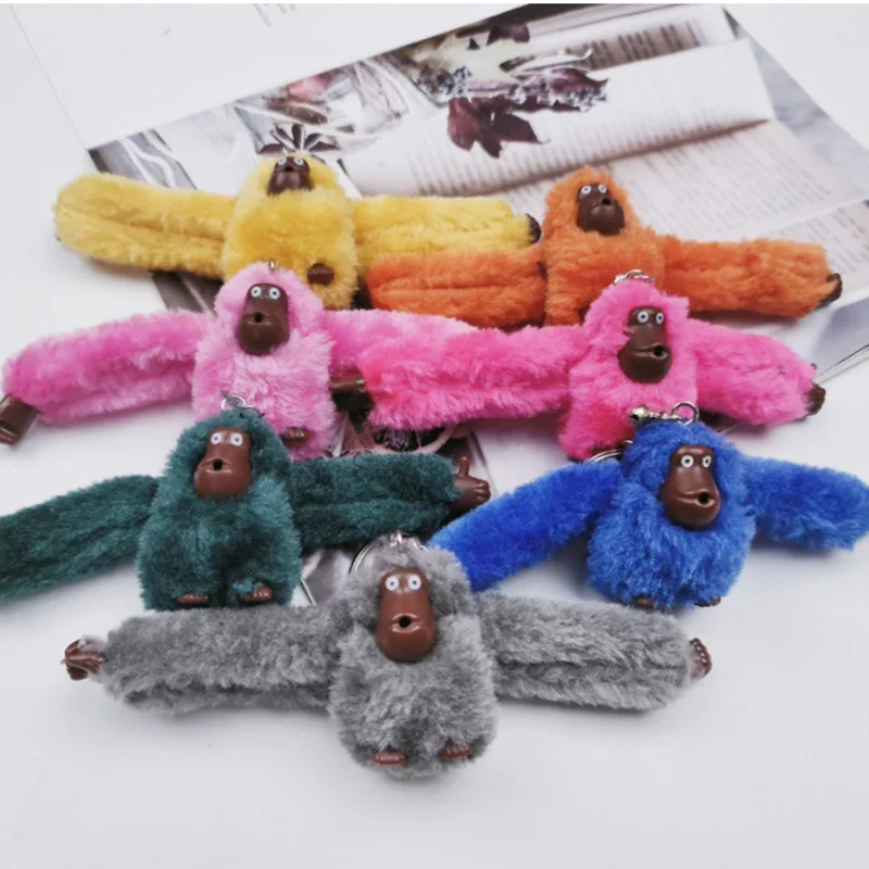 5Cm Plush Doll Fur Monkey Key Gorilla Long Arm Backpack Pendant for Girls Cute Accessories Decoration Kids Toys Birthday Gift