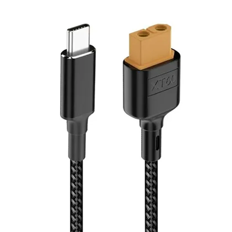 USB-C Type-C To XT60 Charging Cable PD 100W 20V/5A Charging Cable For Tool-Kitrc M7 M6 M6D M8S Charger,Solar Panel.