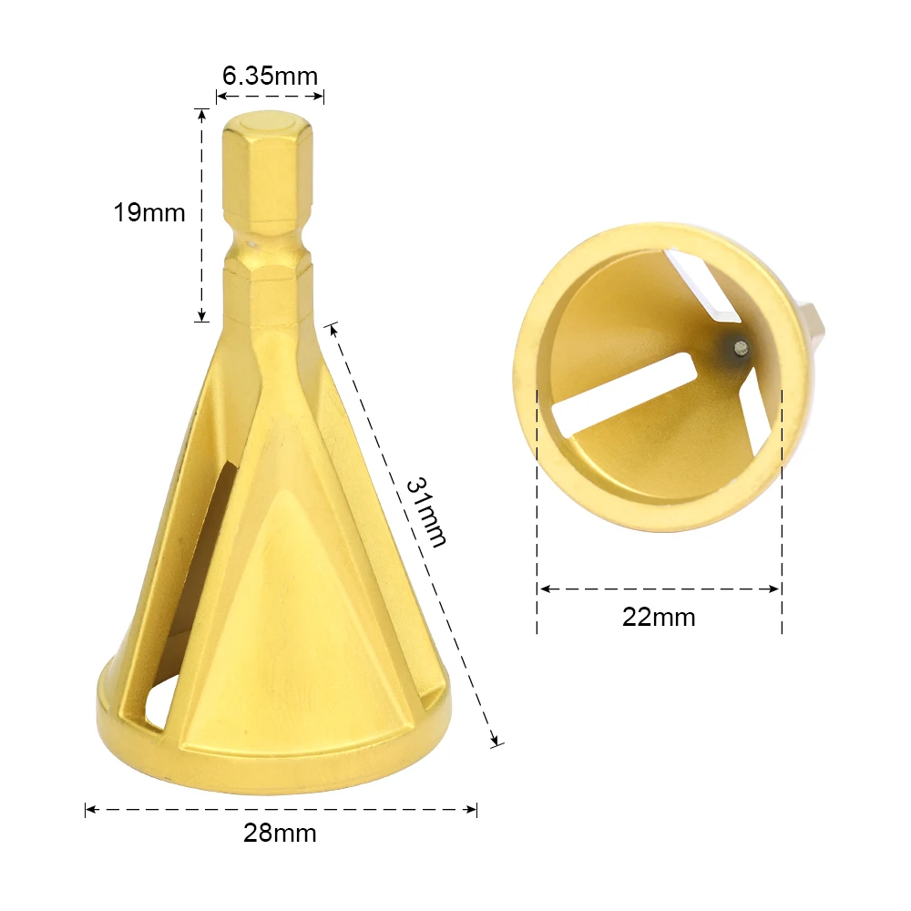 Imagem -05 - Nindejin Externo Deburring Chanfro Ferramenta Broca Broca Rebarba Removedor Hss Haste Hexágono para Aço de Alumínio Cobre