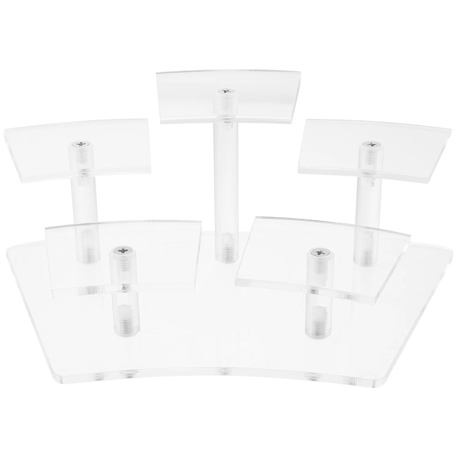 

Multi-Layer Clear Acrylic Display Stand Household Desktop Organizer Perfume Jewelry Rack Transparent Acrylic Display Shelf