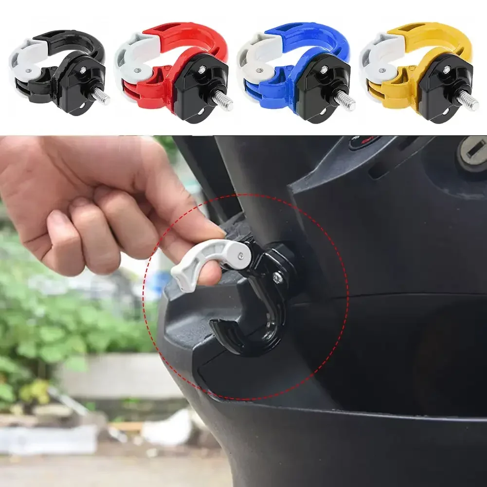 Motorcycle Luggage Helmet Hook Aluminum Alloy Mount Holder Hook Hanger for Motorbike Scooter Dirt Bike ATV Quad Moto Accessories