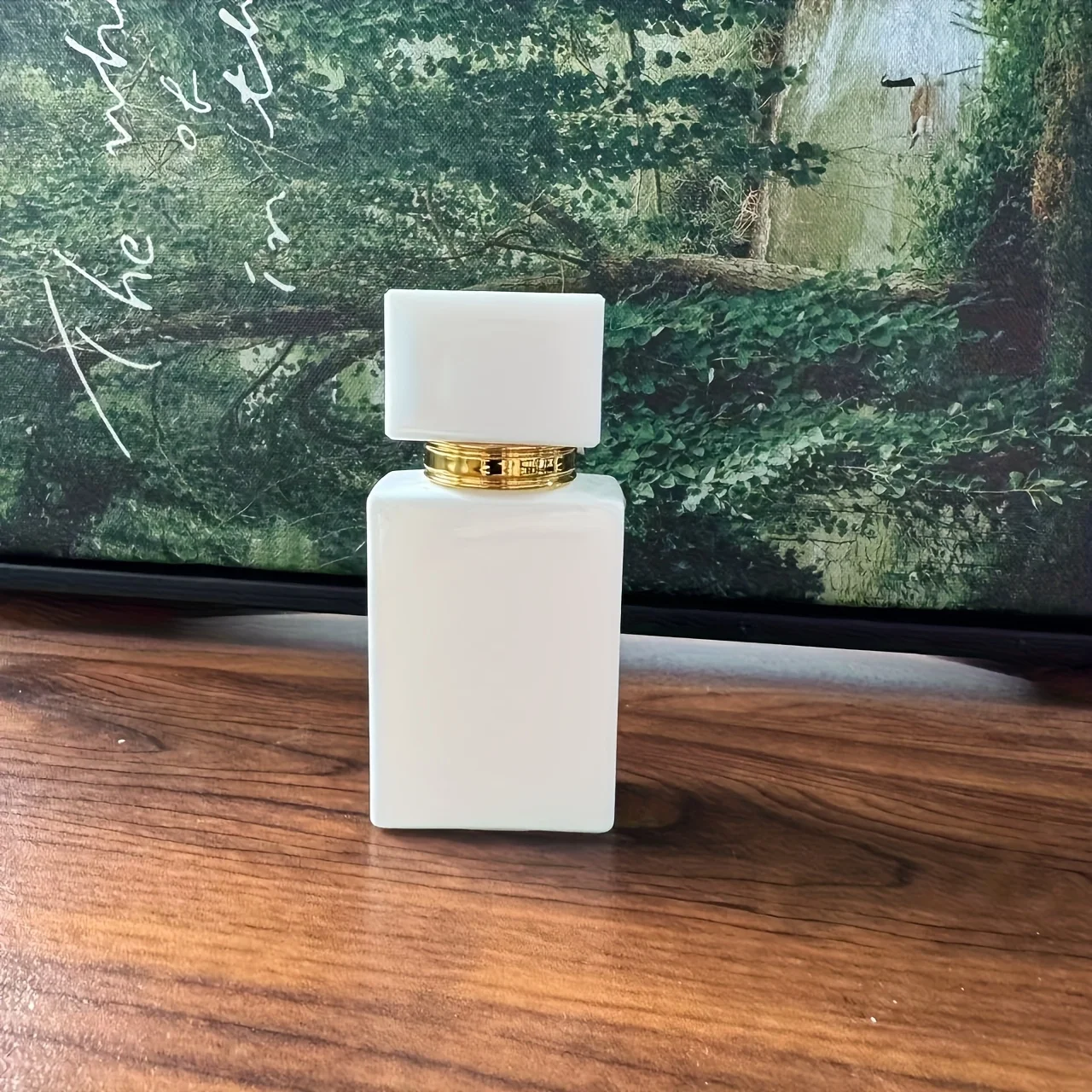 زجاجة رذاذ عطر من الزجاج الأبيض مع فوهة - بخاخ عطر للسفر قابل لإعادة الملء، خالي من مادة PVC وعديم الرائحة، مناسب لمستحضرات التجميل #5