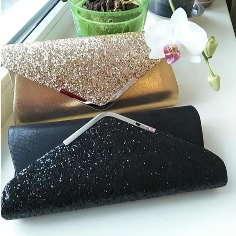 Women Evening Bags Sequins Clutch Party Dinner Bag Lady Dress Shoulder Mobile Phone Purse Fashion Portable Handbags