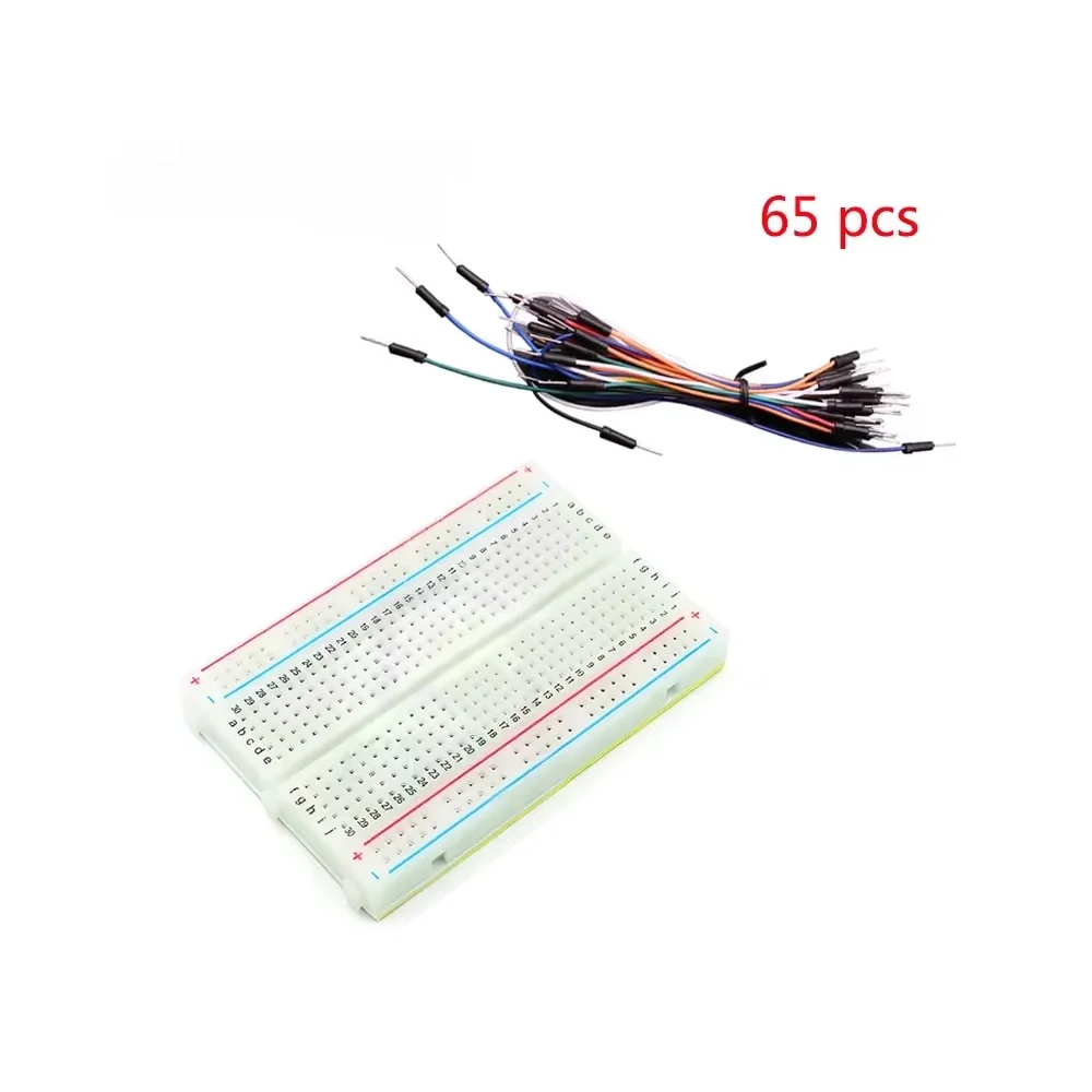 400 Verbindungspunkte, lötfreies Steckbrett-Set, PCB, 140 Stück/840 Stück, 14 Längen, Überbrückungsdraht, Dupont-Leitung, 10 cm, DIY Mini-Test-Protoboard-Kit