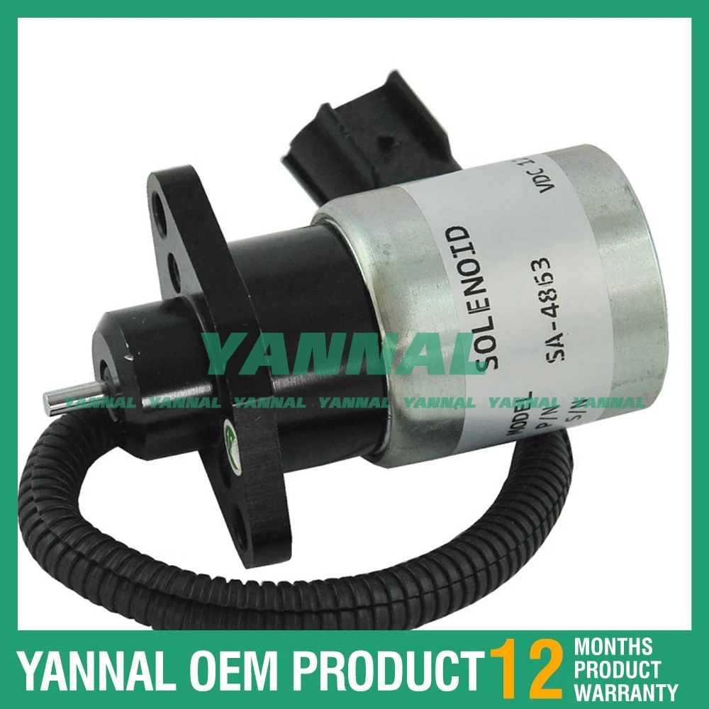 Quick delivery New Fuel Shutoff Solenoid 0175-12A5C9S SA-4863 12V Actuator For Kubota Engine