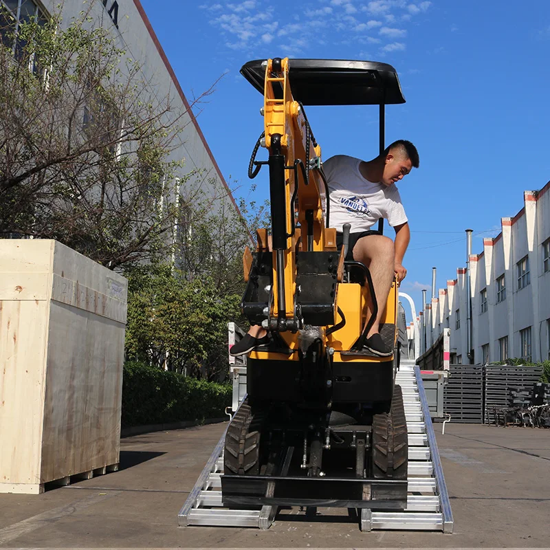 mini excavator loader tractor heavy duty loading ramps