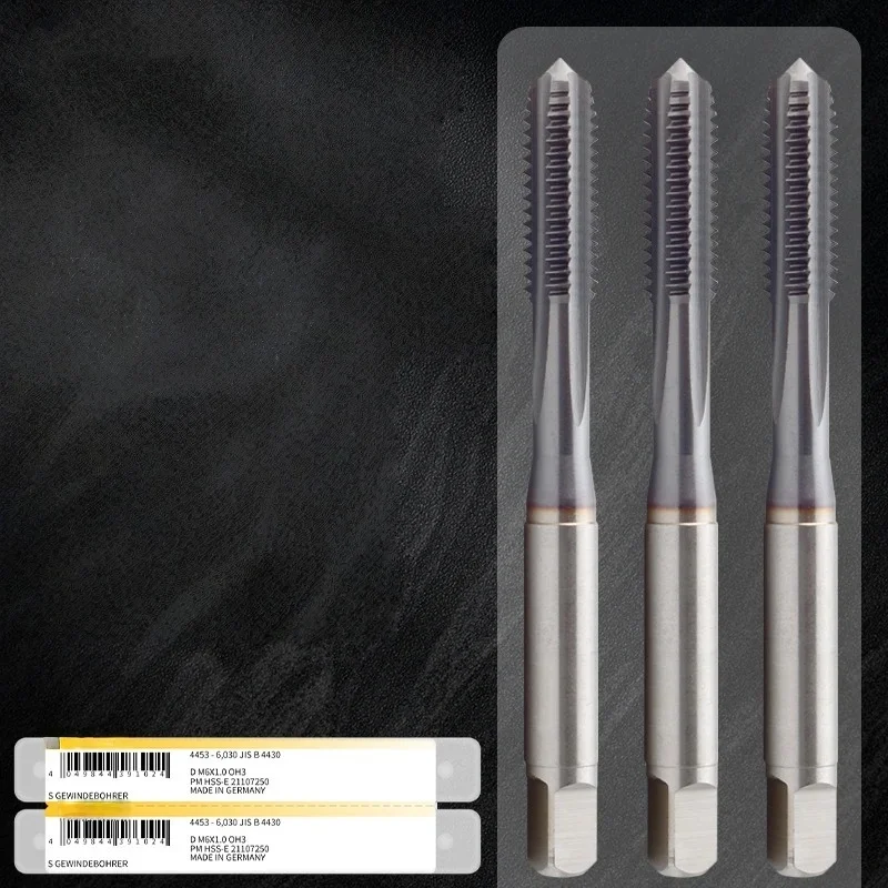 1PCS HSSE-PM German Original GUHRING JIS Standard 4453 Straight Fluted Tap M3-M12 Machine Screw Thread Tap HRC 50° High Persion
