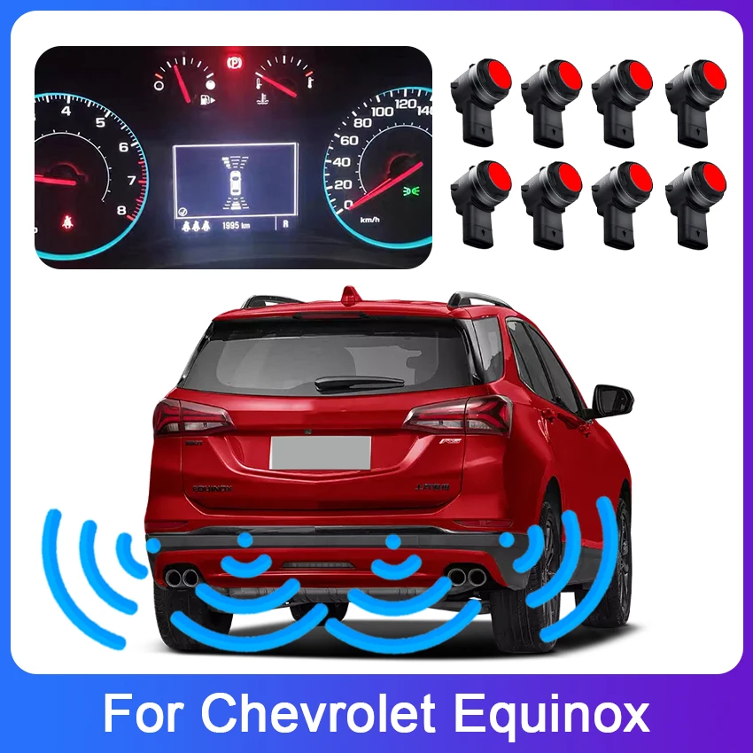 New! For Chevrolet Equinox 2017 To 2023 Reversing Blind Spot Front Rear Image Radar Sensor Sound Warning Indicator Probe System