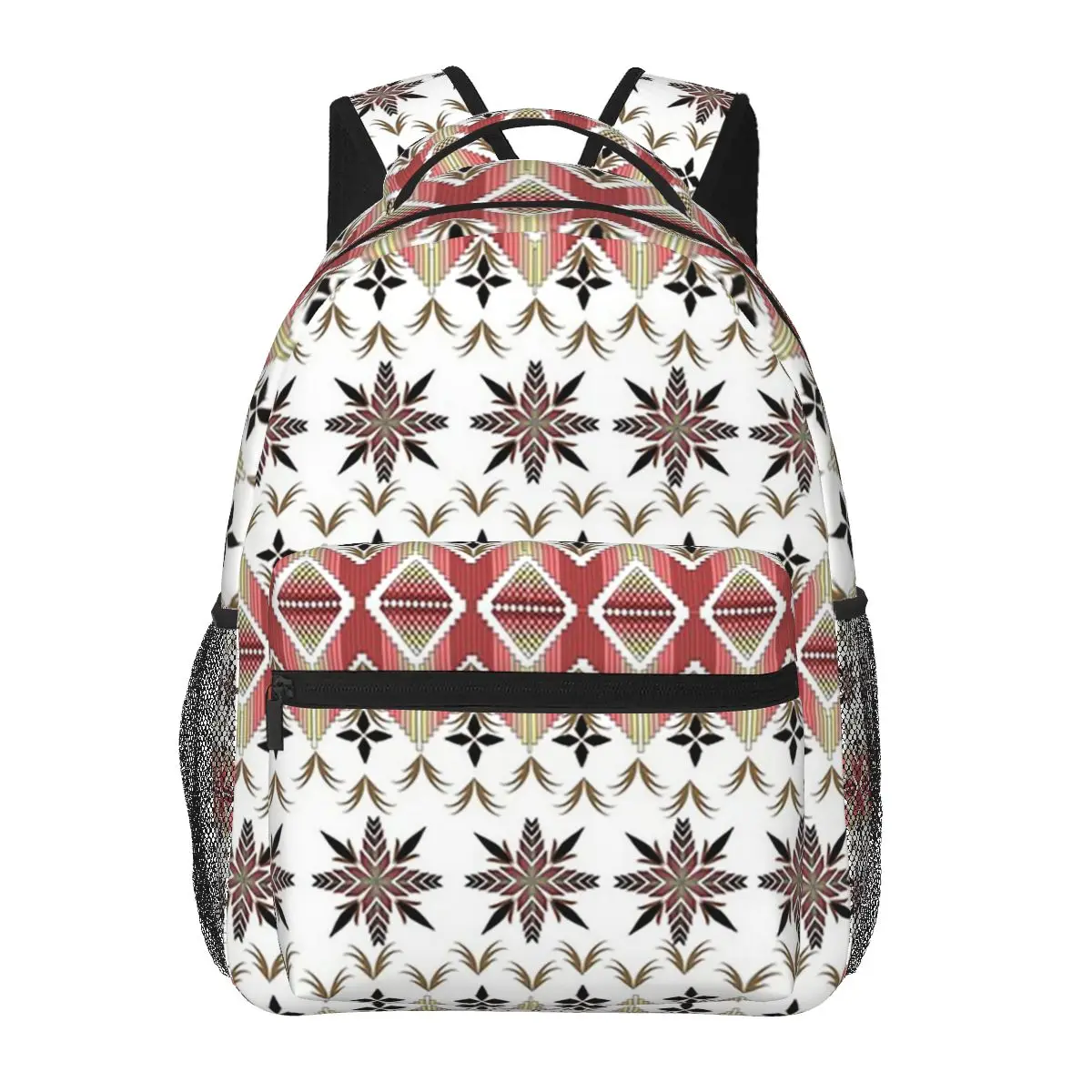 

Ikat Is A Traditional Textile Pattern Characterized By Its Distinctive, Blurred Designs Backpack Daypack BookBag School Bag