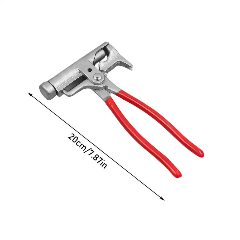 Martello di sopravvivenza Martello manuale Cucitrice per unghie Carpenteria Montaggio elettrico Chiave per la lavorazione del legno Pinzette per utensili multifunzionali per esterni