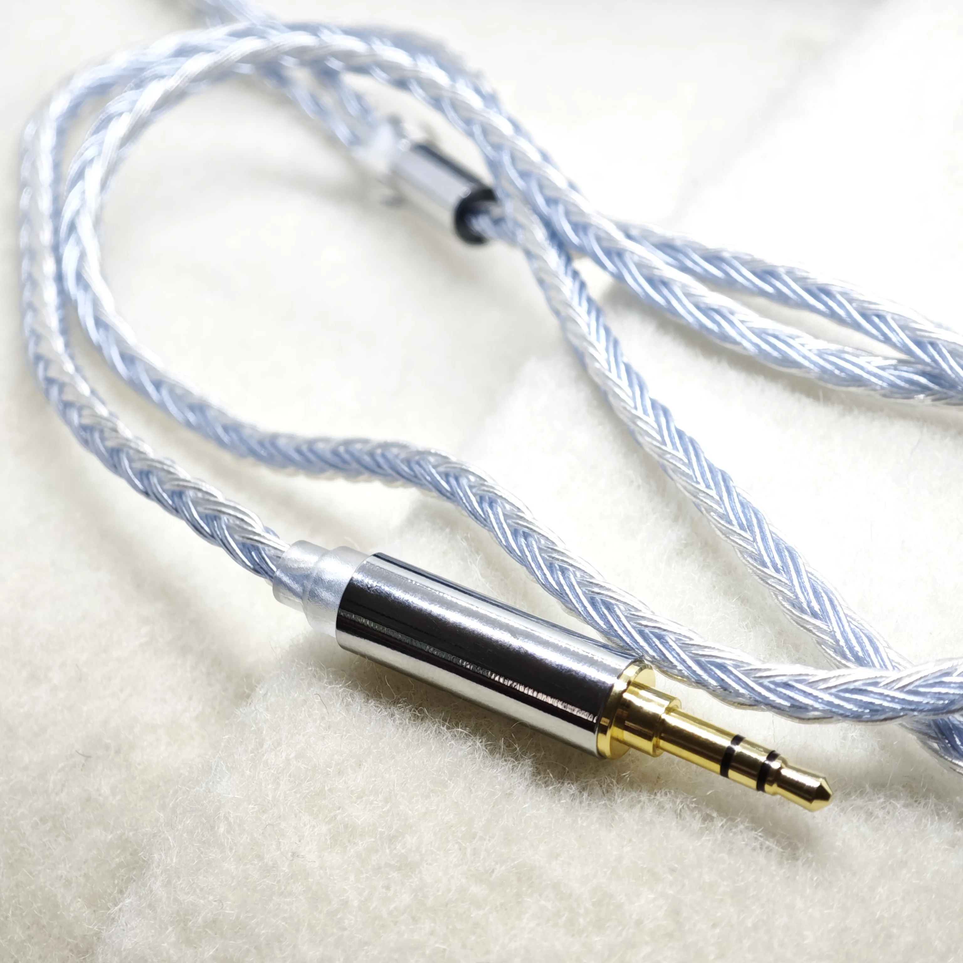 16 Cores cable for FiiO FH1s FD1 JH3 Earphones 4.4 Balance 3.5 2.5 OCC Silver plating Upgrade