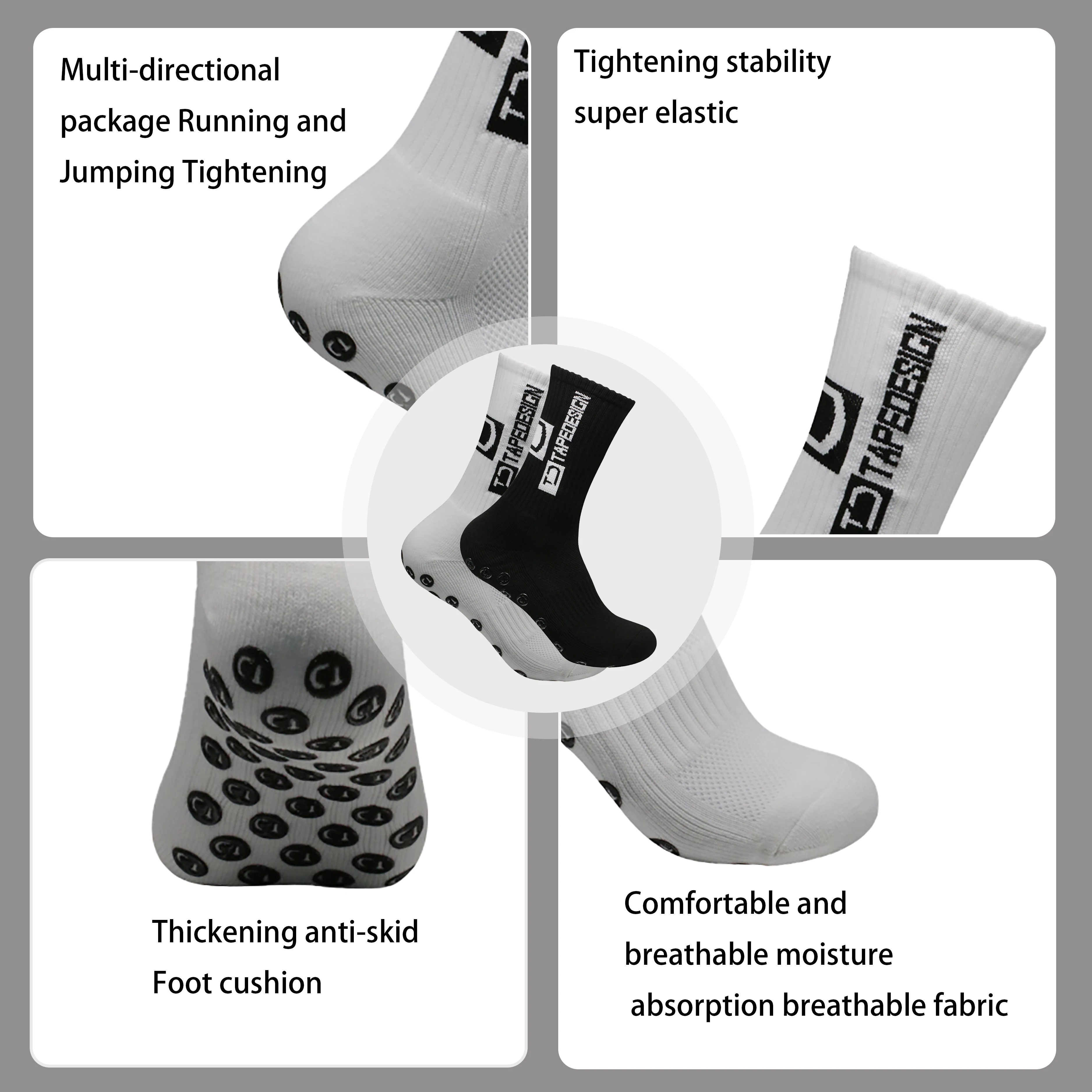 4PCS Set Drawstring Ball Bag Men Women Outdoor Soccer Football Socks Cycling Leg Cover Shin Pads Training Shank Board Bandages view 5