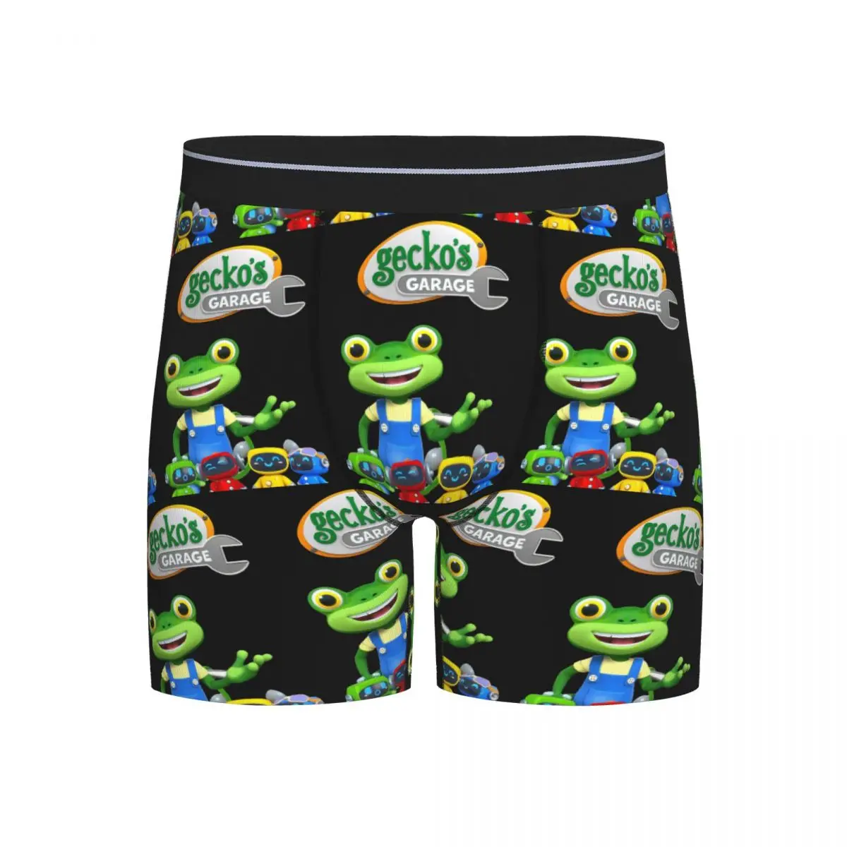 

Long Boxer Underpants Shorts Geckos Garage Panties Men Breathable Underwear for Homme Man Boyfriend Gift