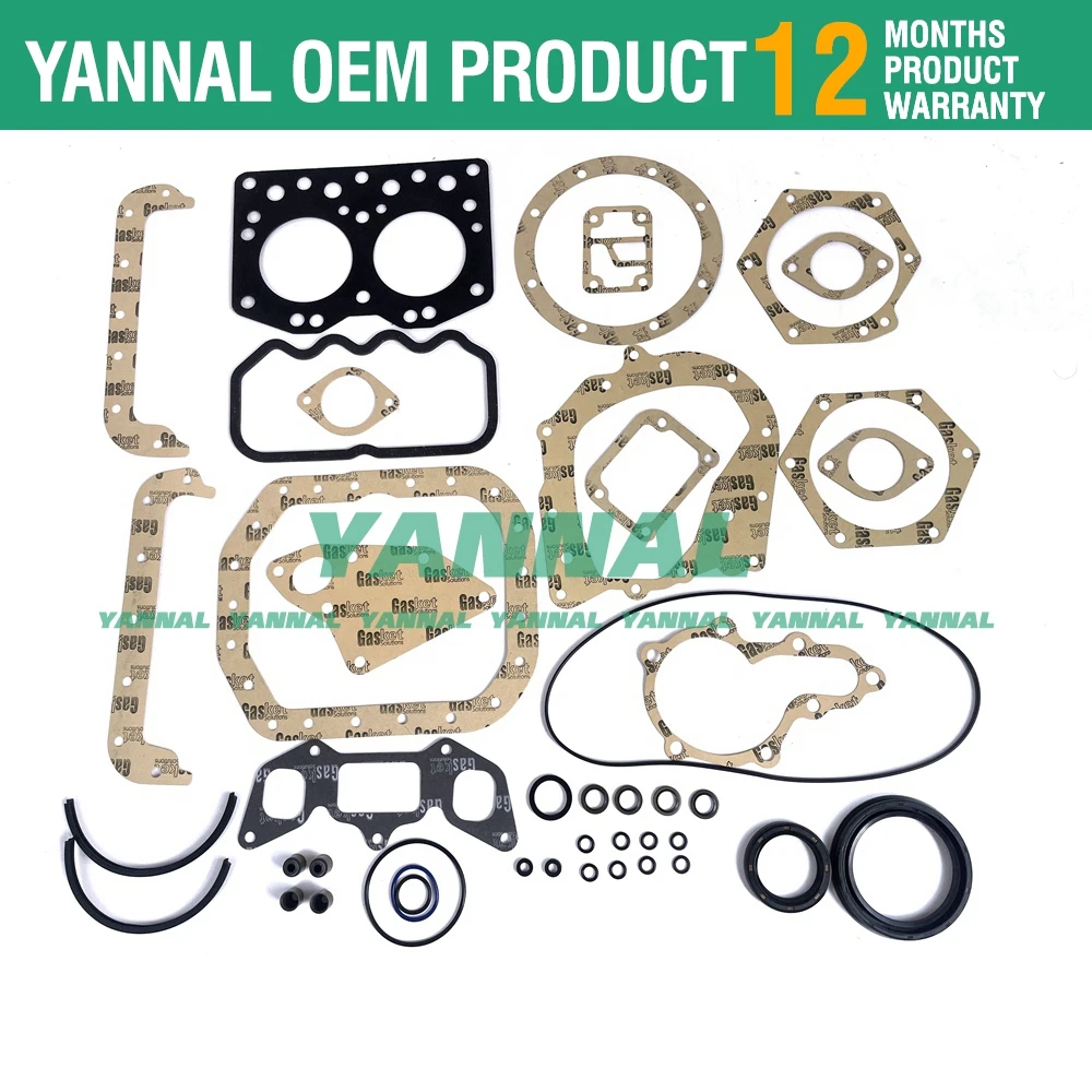 For Isuzu Engine 2AB1 Overhaul Gasket Kit Iseki TS2200 TS2205 TS1700 Tractor