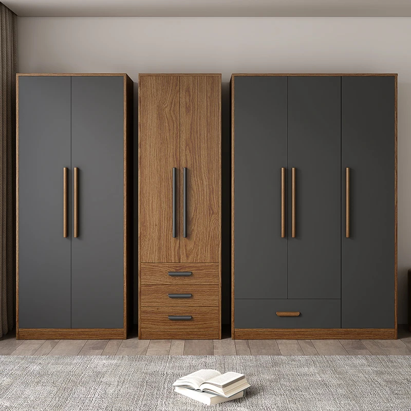 Wardrobes Storage Organizer Modern Simple Wood Children Garment Living Room  Furniture