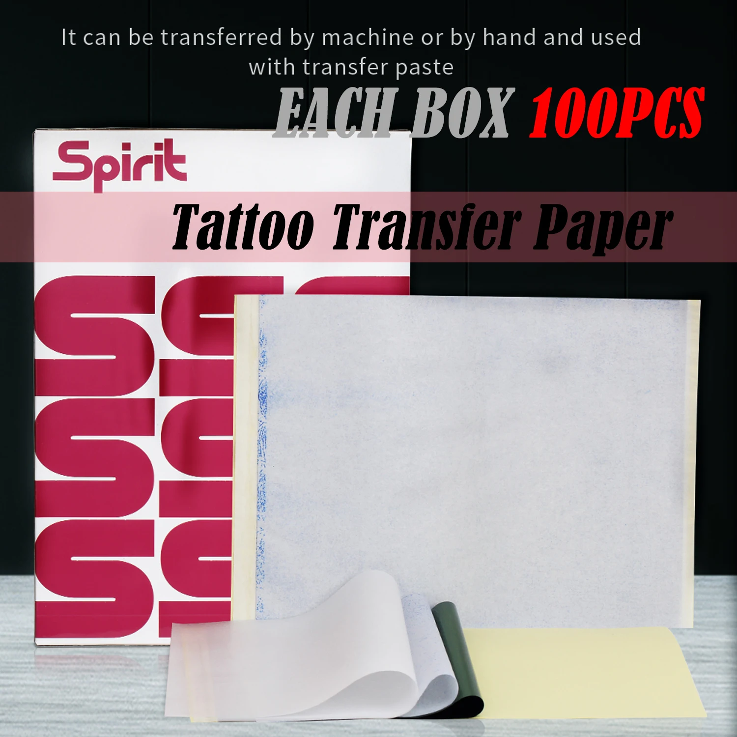 30/50/100pcs Tattoo Transfer Paper Master Classic 4 Layers Freehand Tattoo Transfer Machine Thermal Copier High Quality Stencil