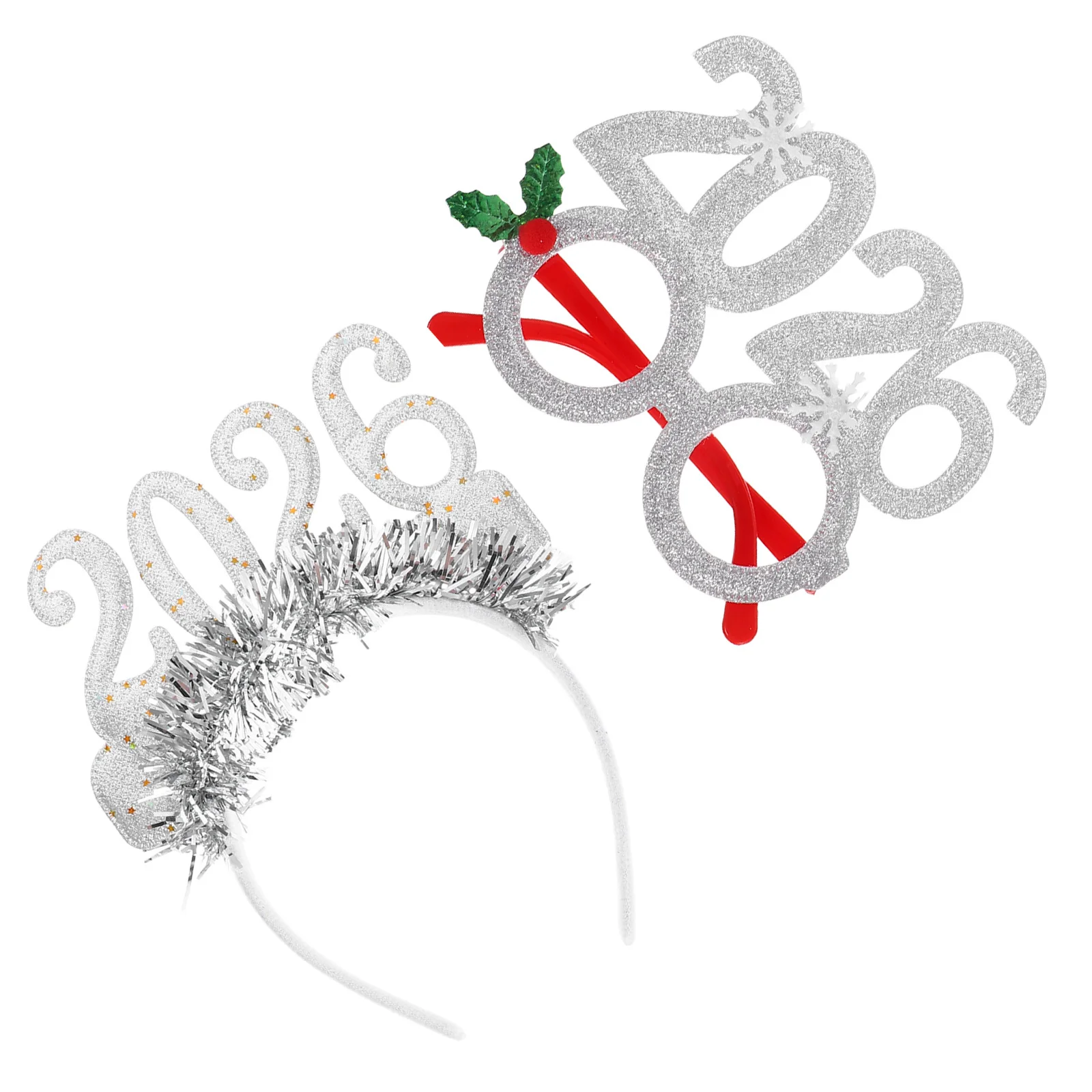 

1 set New Year Party Headband Holiday Hair Accessories Sparkly Countdown Celebration Decorative Headwear Women Fashion Hair Hoop