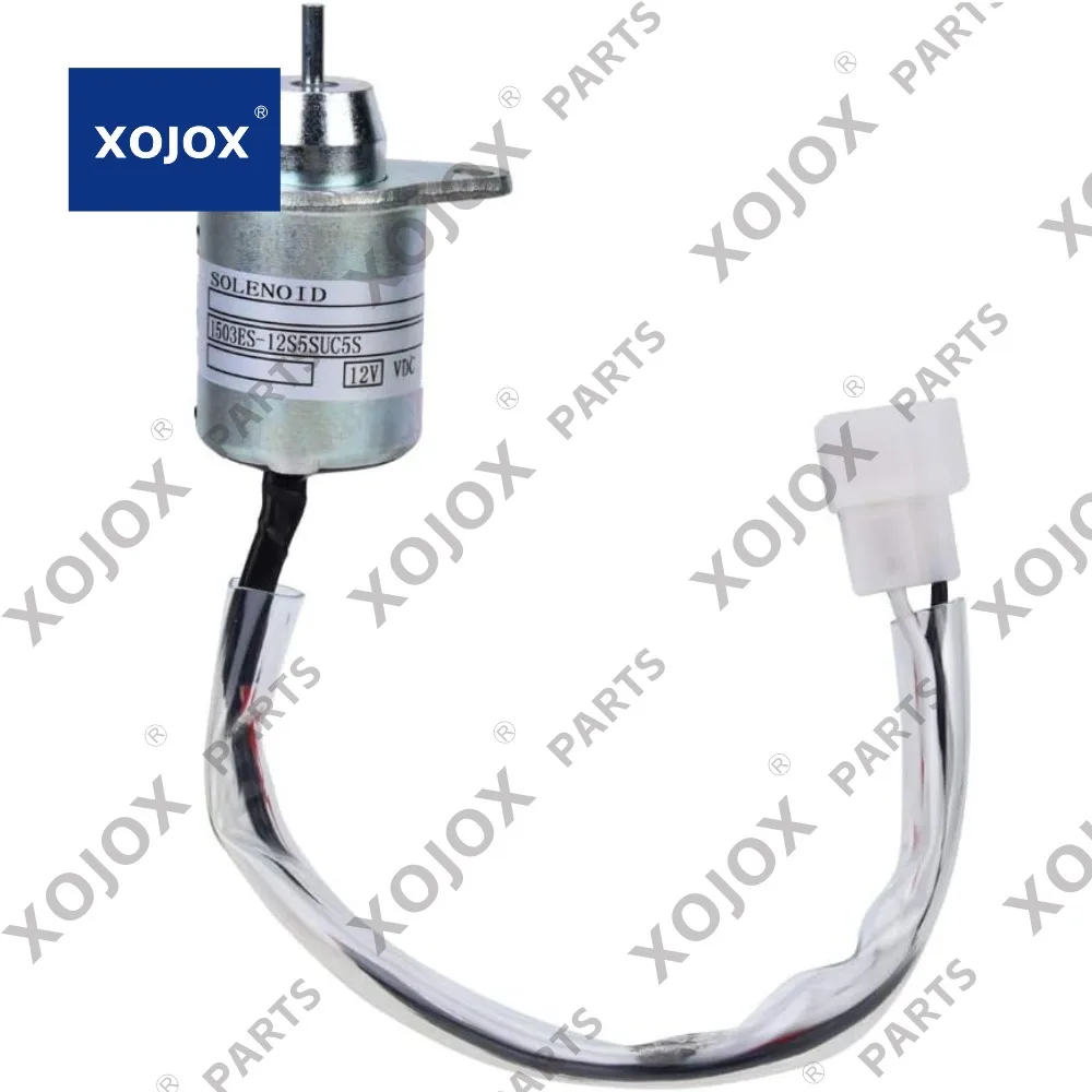 

XOJOX 1503ES-12S5SUC5S 12v Fuel Shut off Solenoid Valve Replacement for TOSD-03-017 Fuel Stop Solenoid with Steel Shell and High