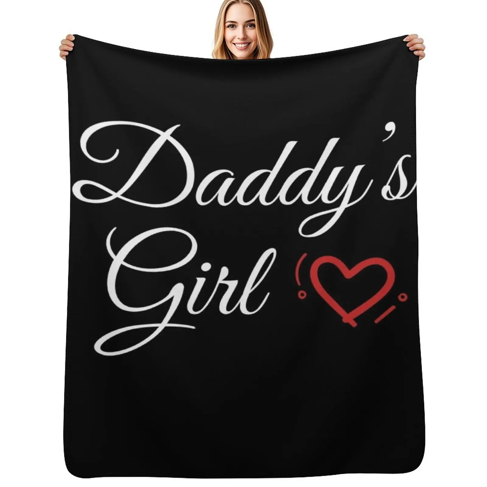 

Daddy's Girl Throw Blanket Soft Bedroom Blanket for Night Sleeping