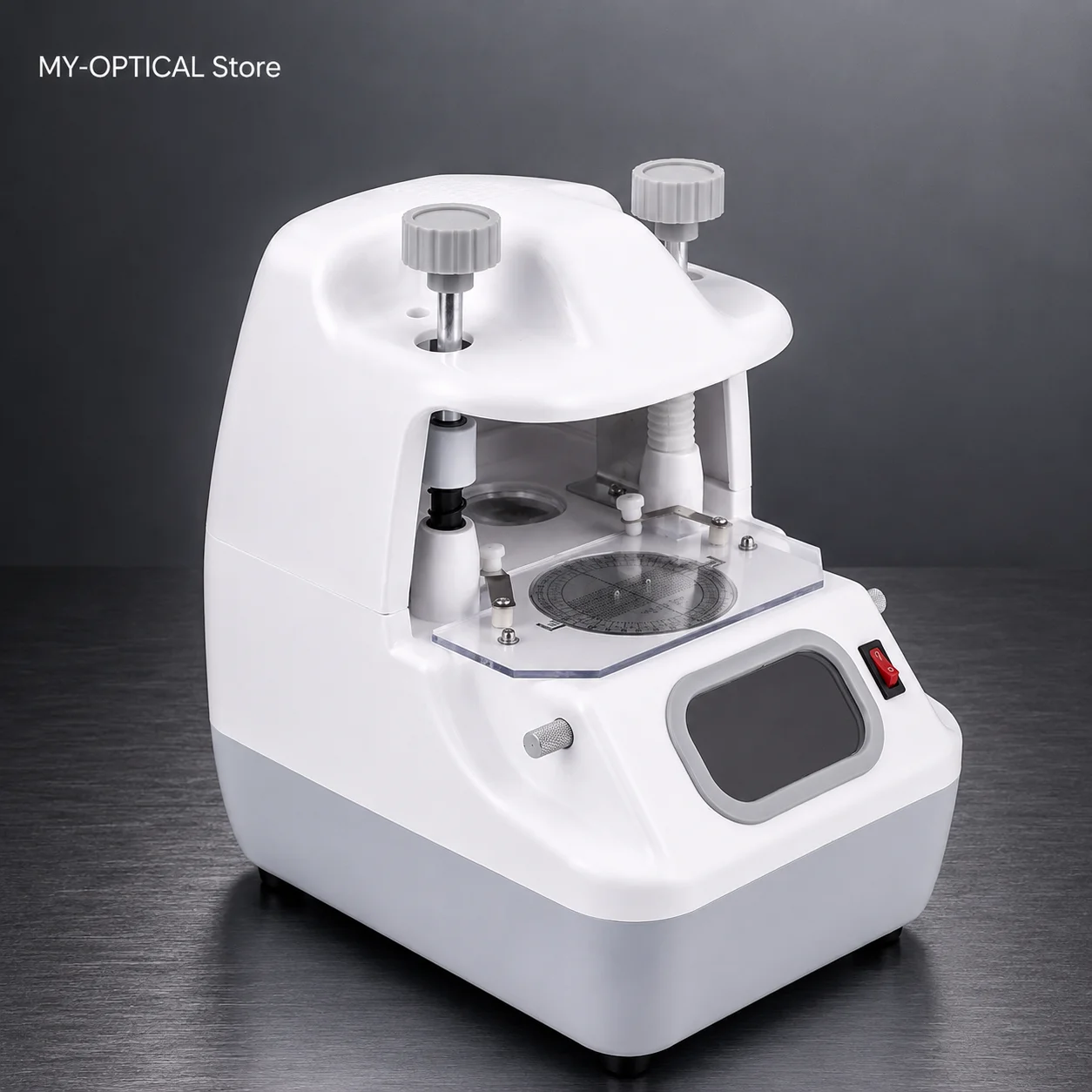 LY-2B Lens Center Alignment Machine with LED Light Optical Lab Centering Instrument for Eyeglass Edging Processing Equipment