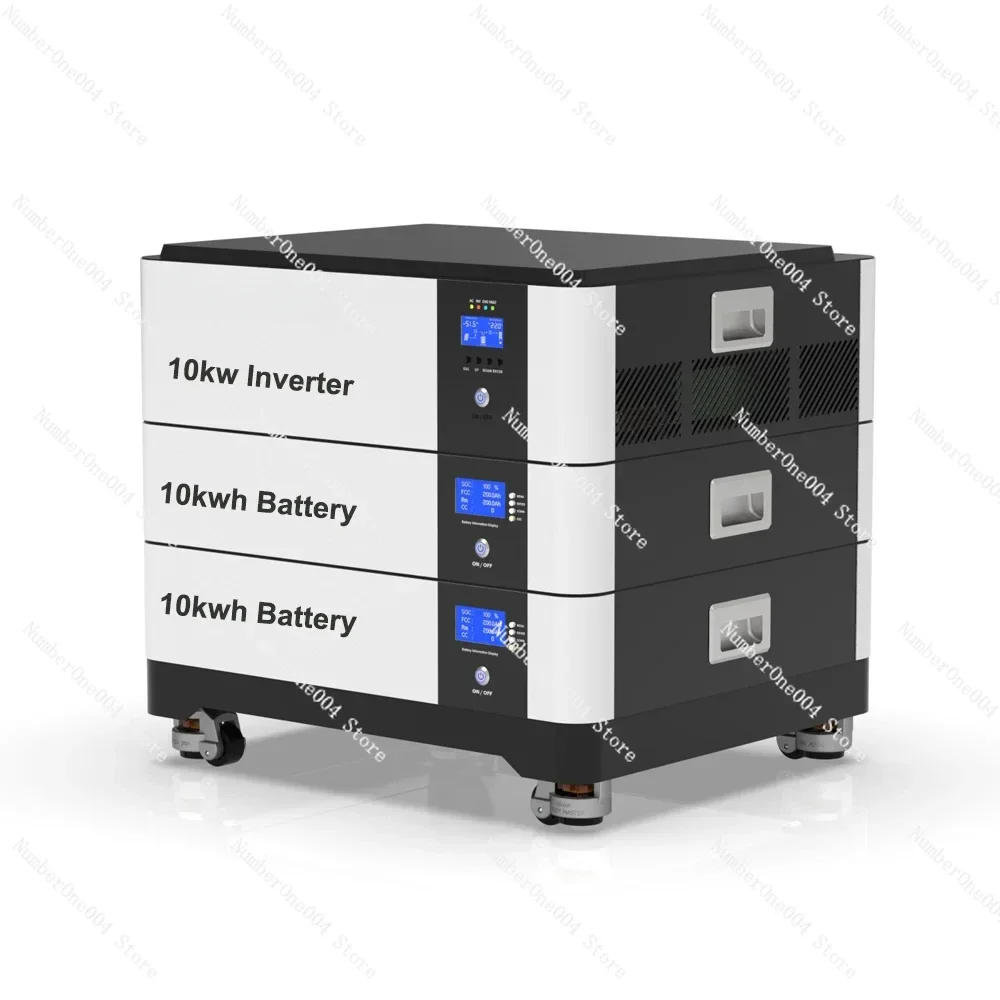 Applicable to offgrid solar energy storage power system home for 48V 51.2v 400AH 20KWh Stacked LiFePO4 battery