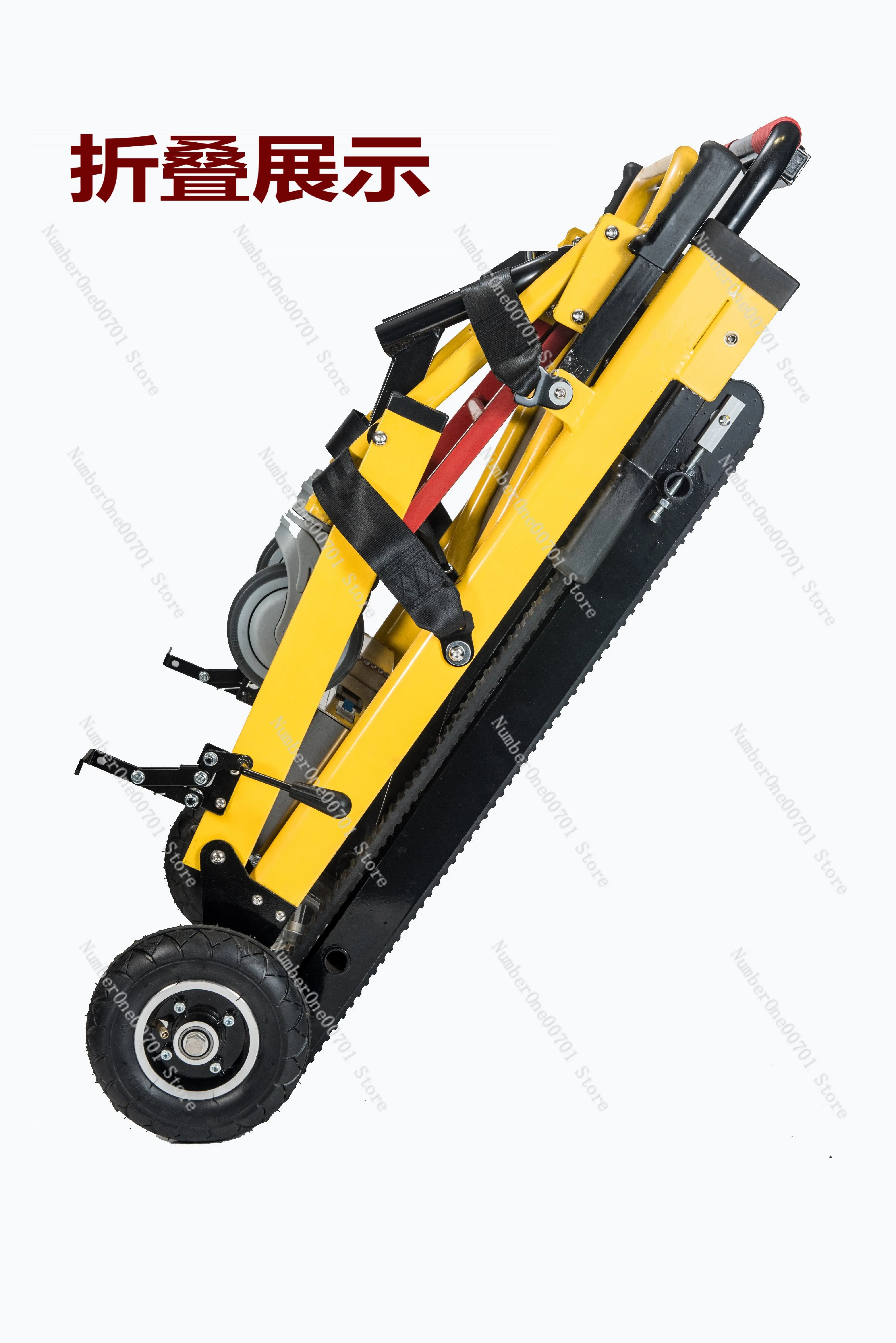 Electric Stair Climbing Chair with Foldable Track Crawler, Lightweight Carrier for Elderly and Disabled