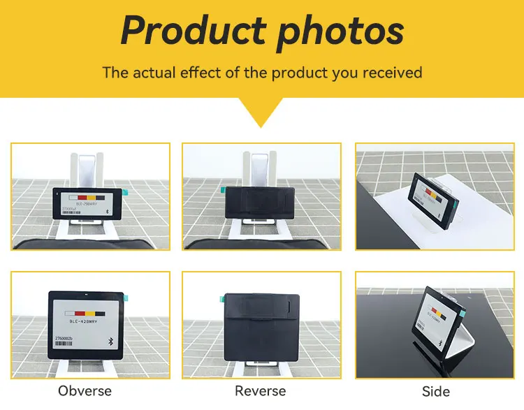 Epaper Esl Quattro colori Black Shell 2.9" Etichetta elettronica per scaffale Display Etichetta prezzo digitale