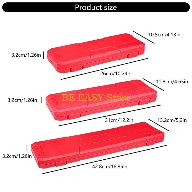 صناديق تخزين الأدوات الأساسية E28F لحقيبة تخزين الفرجار الورنية مع هيكل قوي لمتانة ممتدة #6