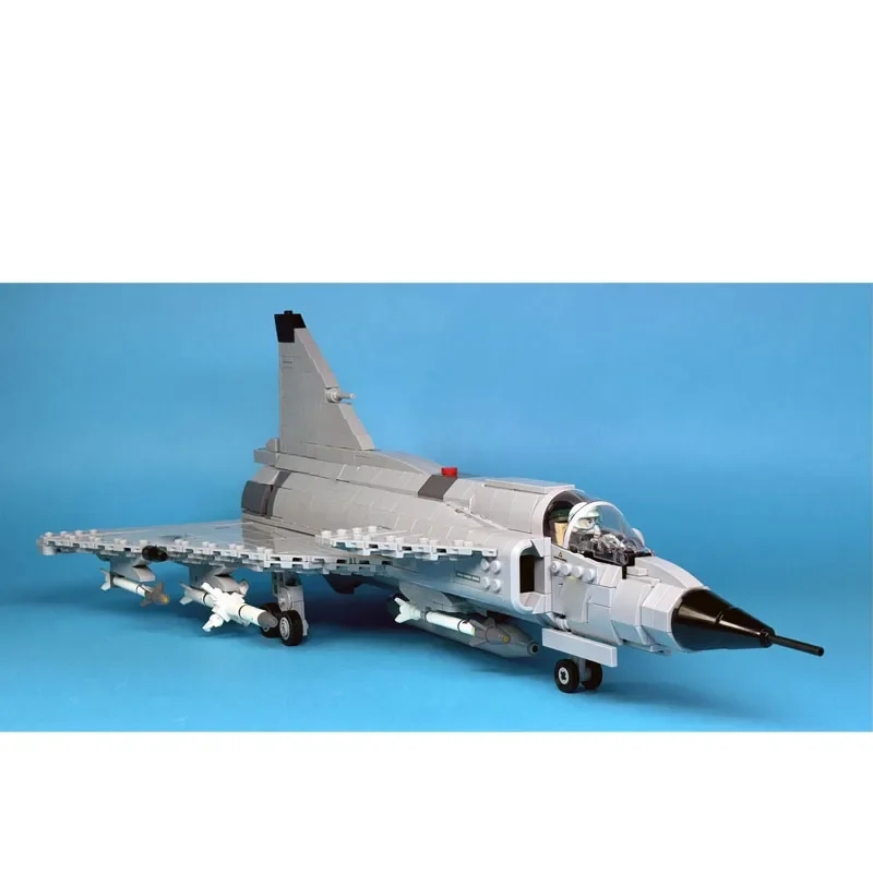 

MOC-130725 Новая модель воздушного истребителя 1:35, 1634 шт., игрушка-строительный блок на день рождения, подарок для мальчиков и детей